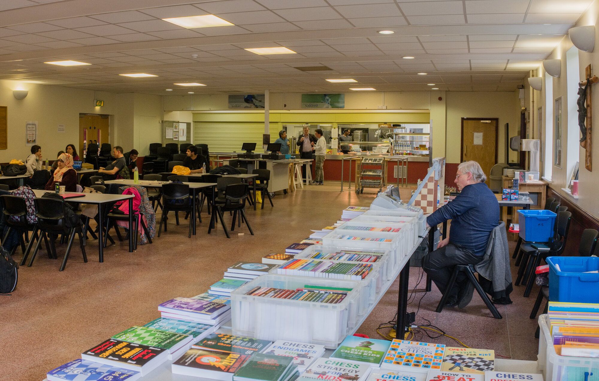 Cafeteria and bookstall