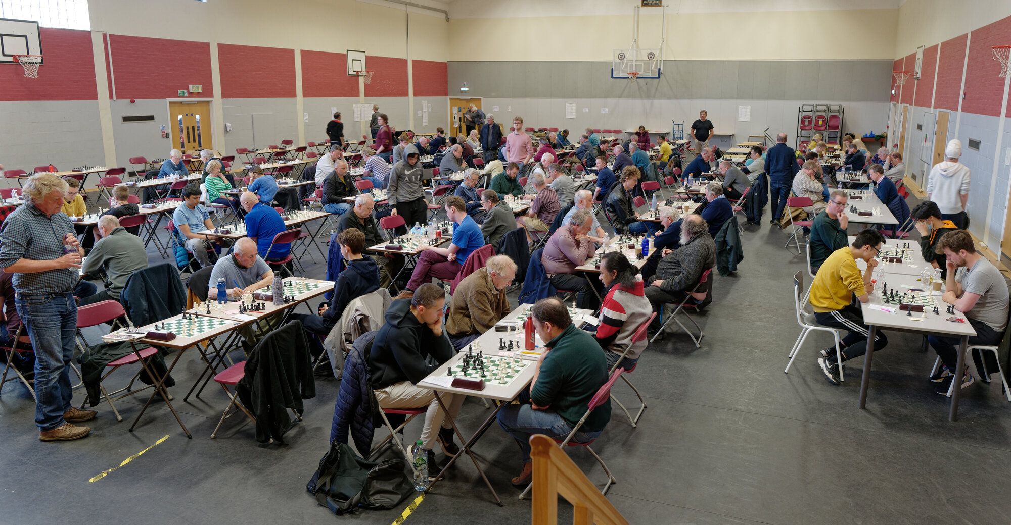 Tournament playing hall